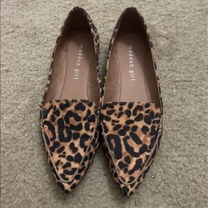 Madden Girl Cheetah Loafers Size 6